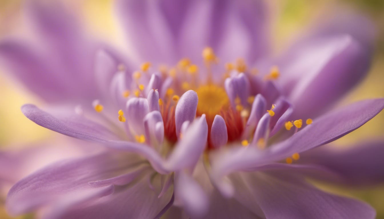 La belleza de lo cotidiano: Captura los pétalos de una flor en primer plano, mostrando la delicadeza y la complejidad de sus detalles.